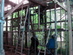 外壁・柱根継ぎ　貝ノ口・尻挟み 