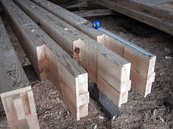 桁継ぎ手・金輪継ぎ