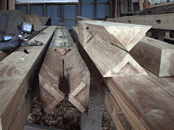 柱継ぎ手・貝ノ口